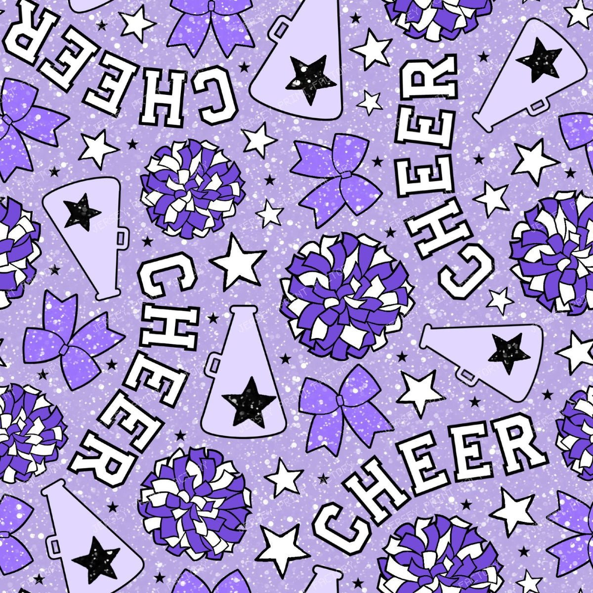 Cheer Cheerleader Purple