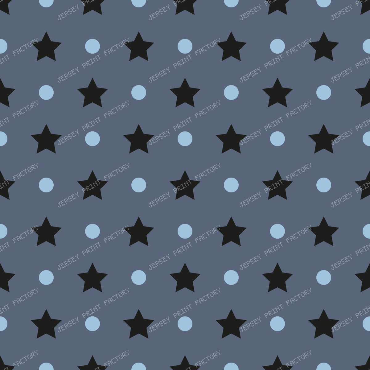 Pattern Of Stars, Pattern Of Dots, Dotted, Black and White — Blue and Black