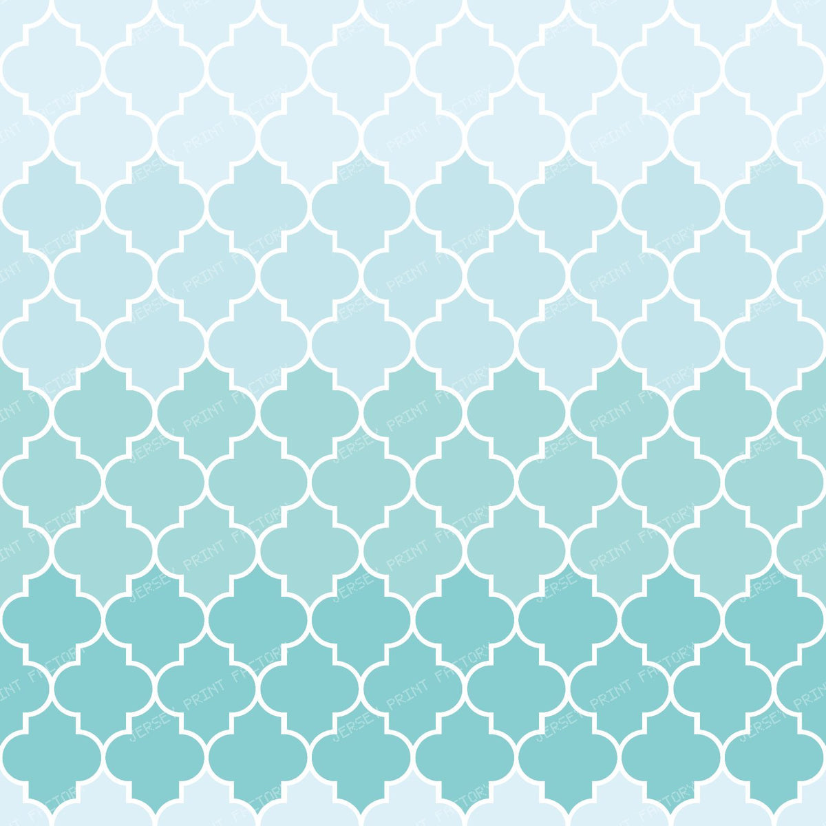 Black And White Latticework, Quatrefoil, Trellis — Blue 2