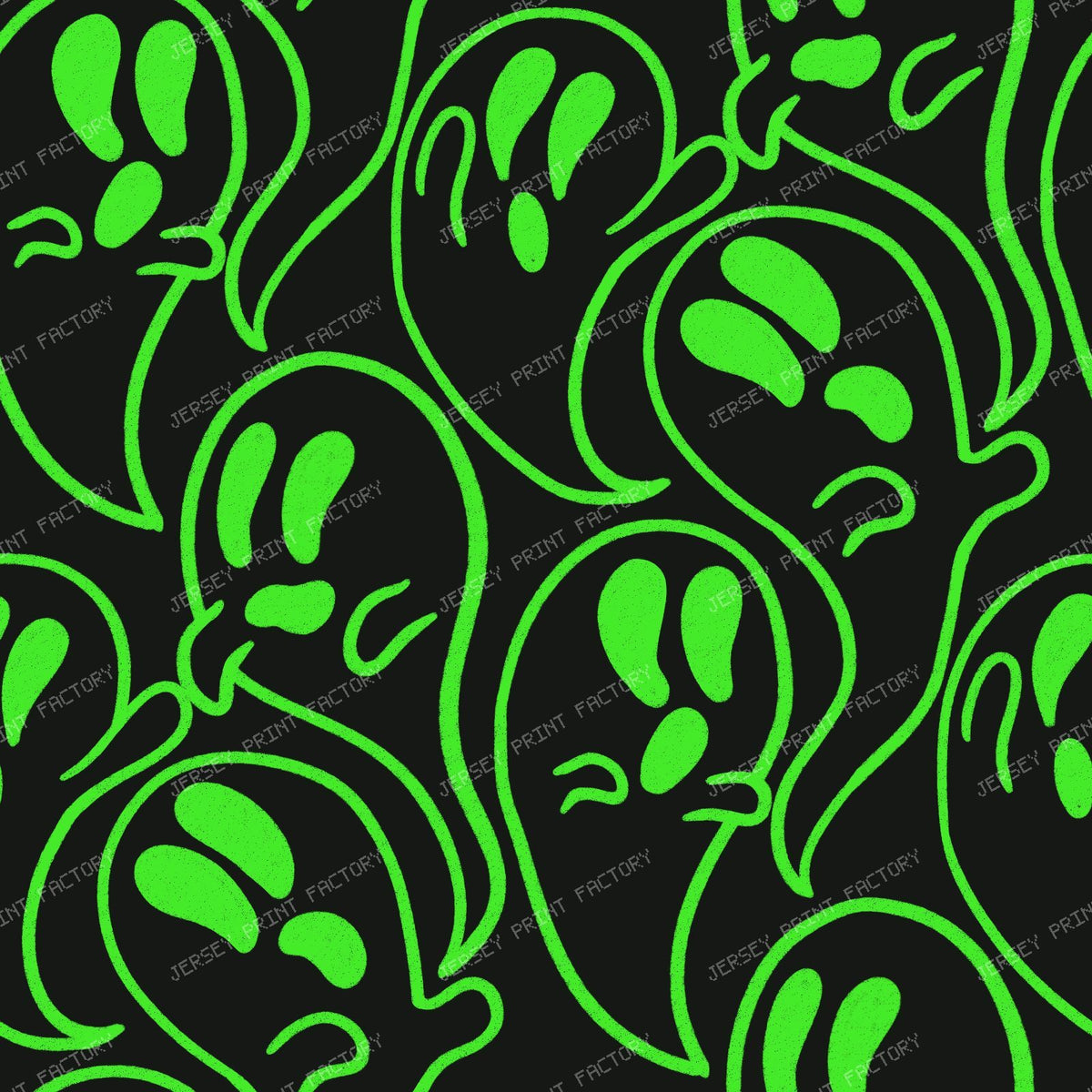 Ditsy Floral and Easter Eggs — 106 — Neon Green