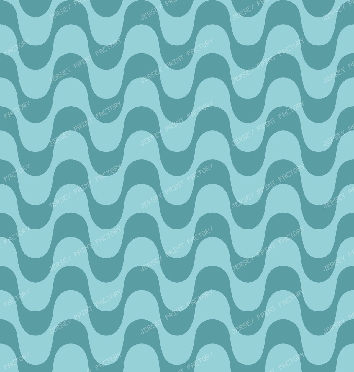 Black and White Copacabana Pattern, Copacabana Sidewalk, Beach Pattern — Blue 1