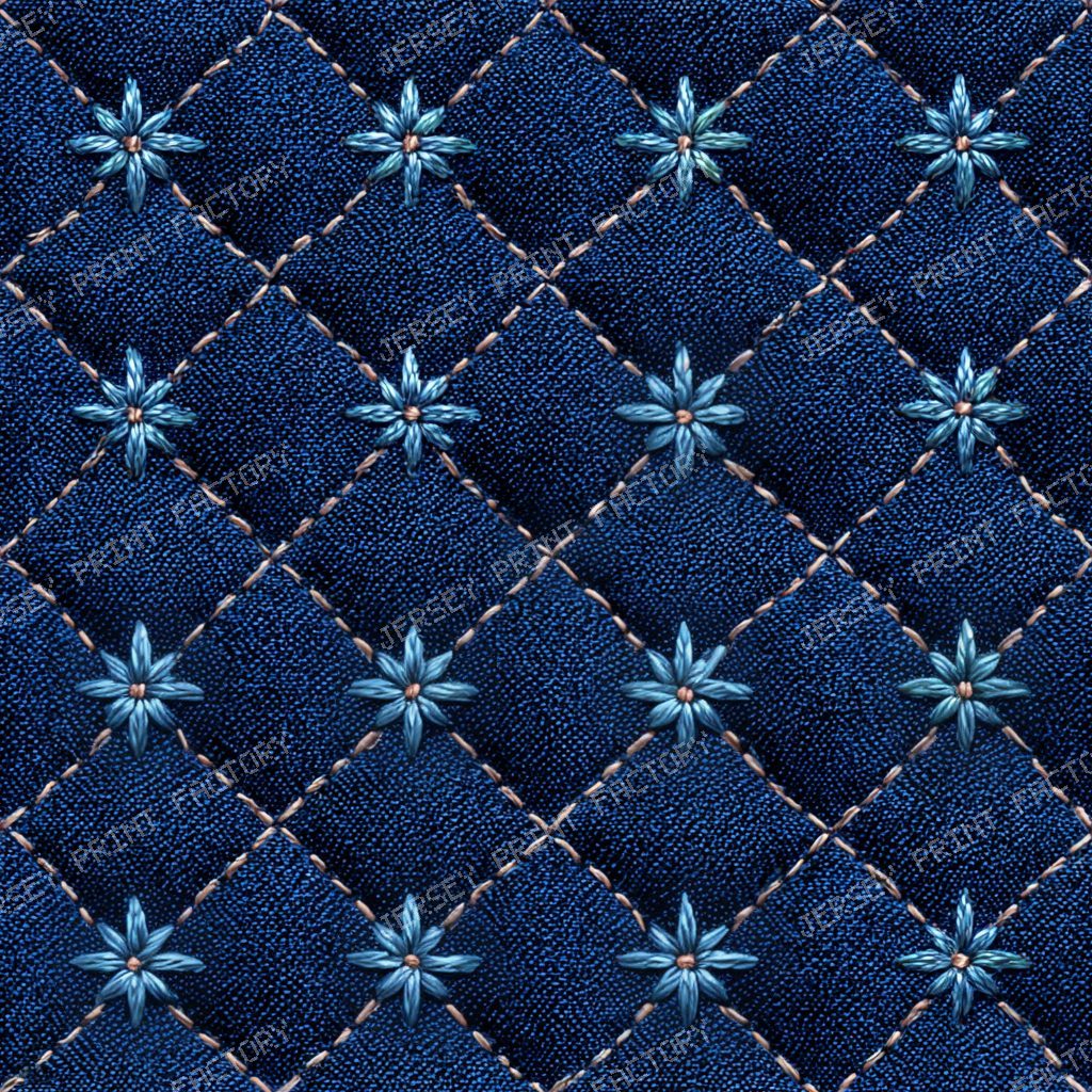 Cornflower Sashiko