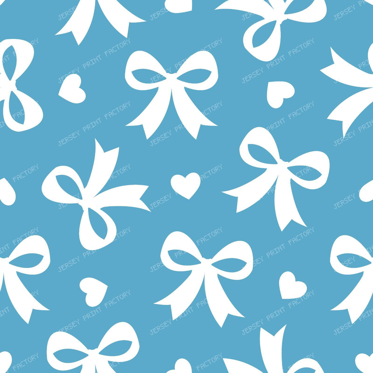 Bow Pattern, Coquette Bow, Ribbon, Cute Bow, White Bow, Hearts, Black — Blue 2