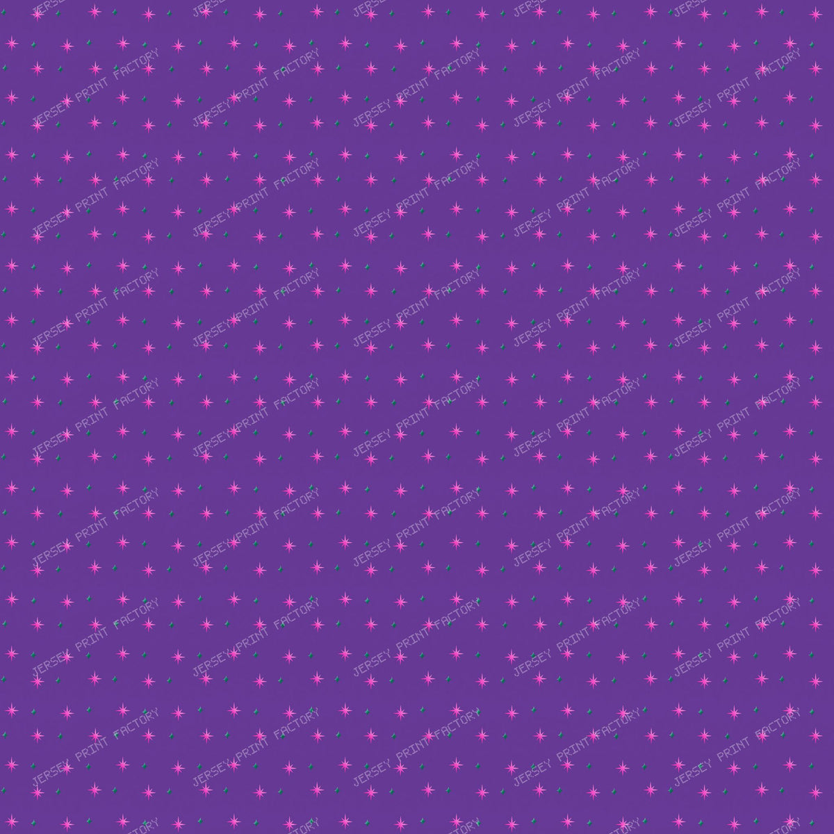 Pink Sparkle & Stars on Purple