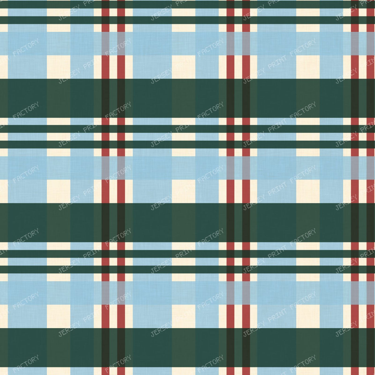 Christmas Mixed Combo Plaid — Frozen Forest + Nordic Twilight