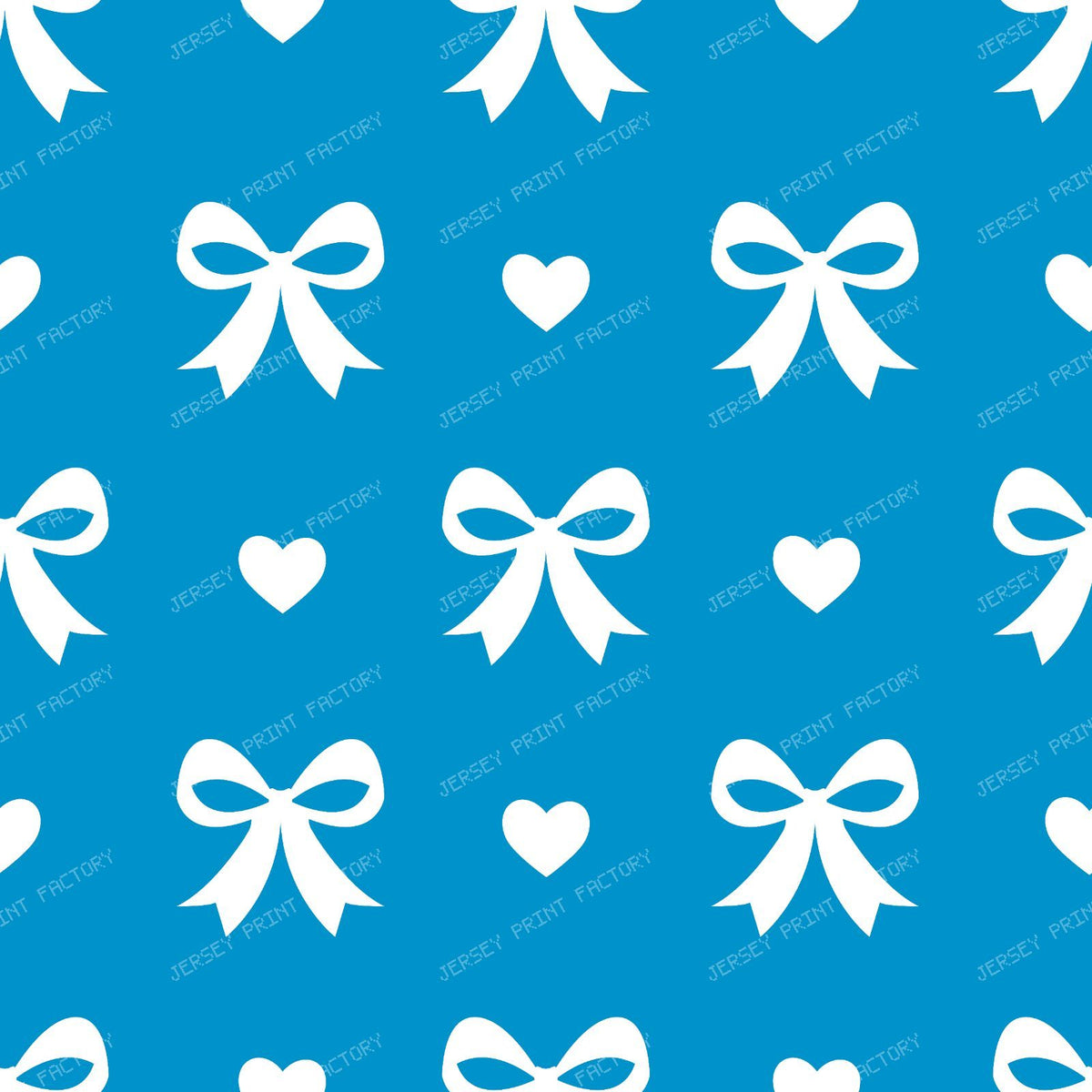 Bow Pattern, Coquette Bow, Ribbon, Cute Bow, White Bow, Hearts, Black — Blue 3