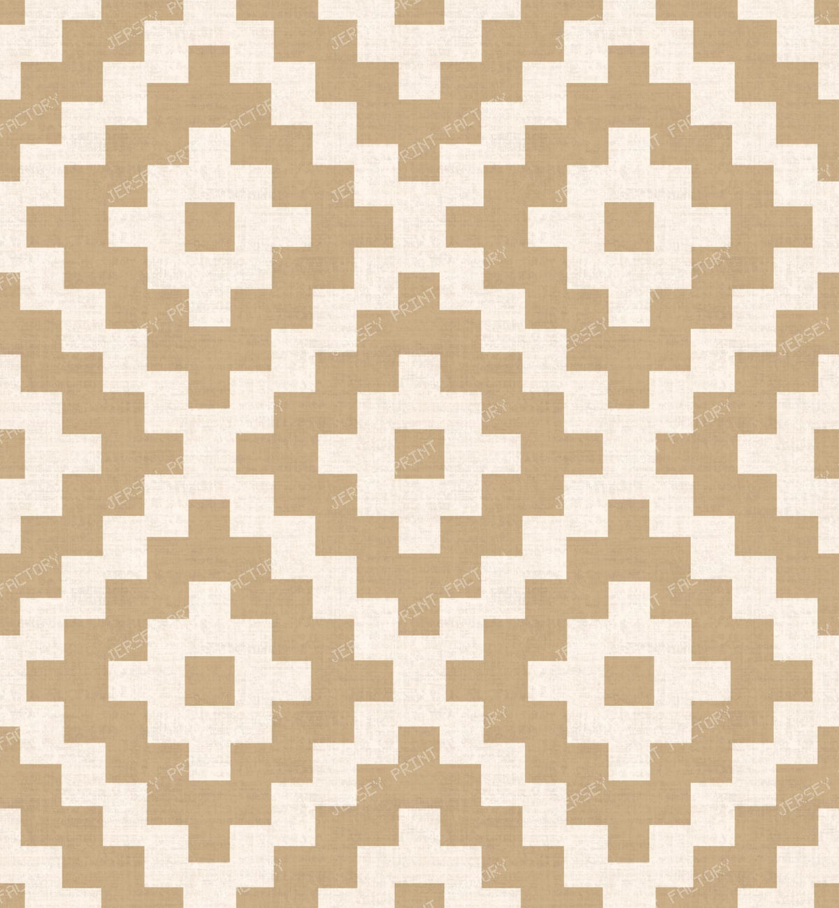 Western Tribal Aztec Diamonds - Boho Interior Geometric - Terracotta Clay — Dusty Mustard