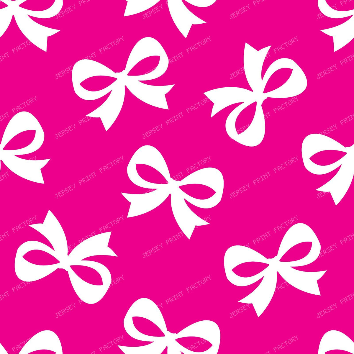 Bow Pattern, Coquette Bow, Ribbon Bow, Cute Bow, White Bow, Black — Pink 4