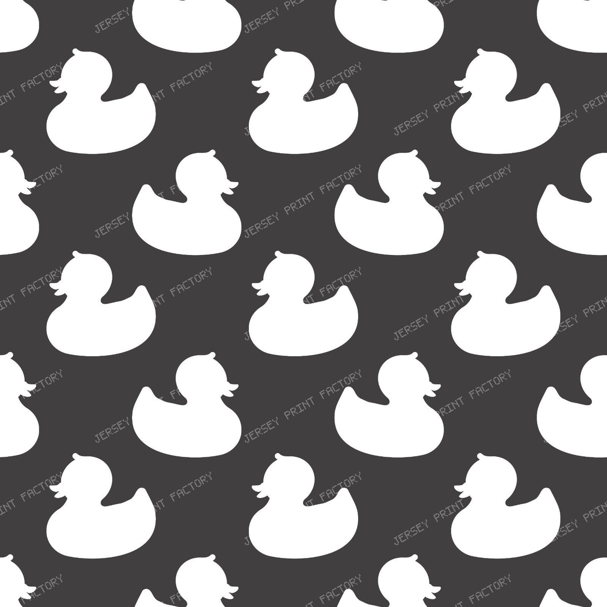 Pattern Of Ducks, Cute Ducks, Duck Silhouette, Duckling, Black — Gray 3
