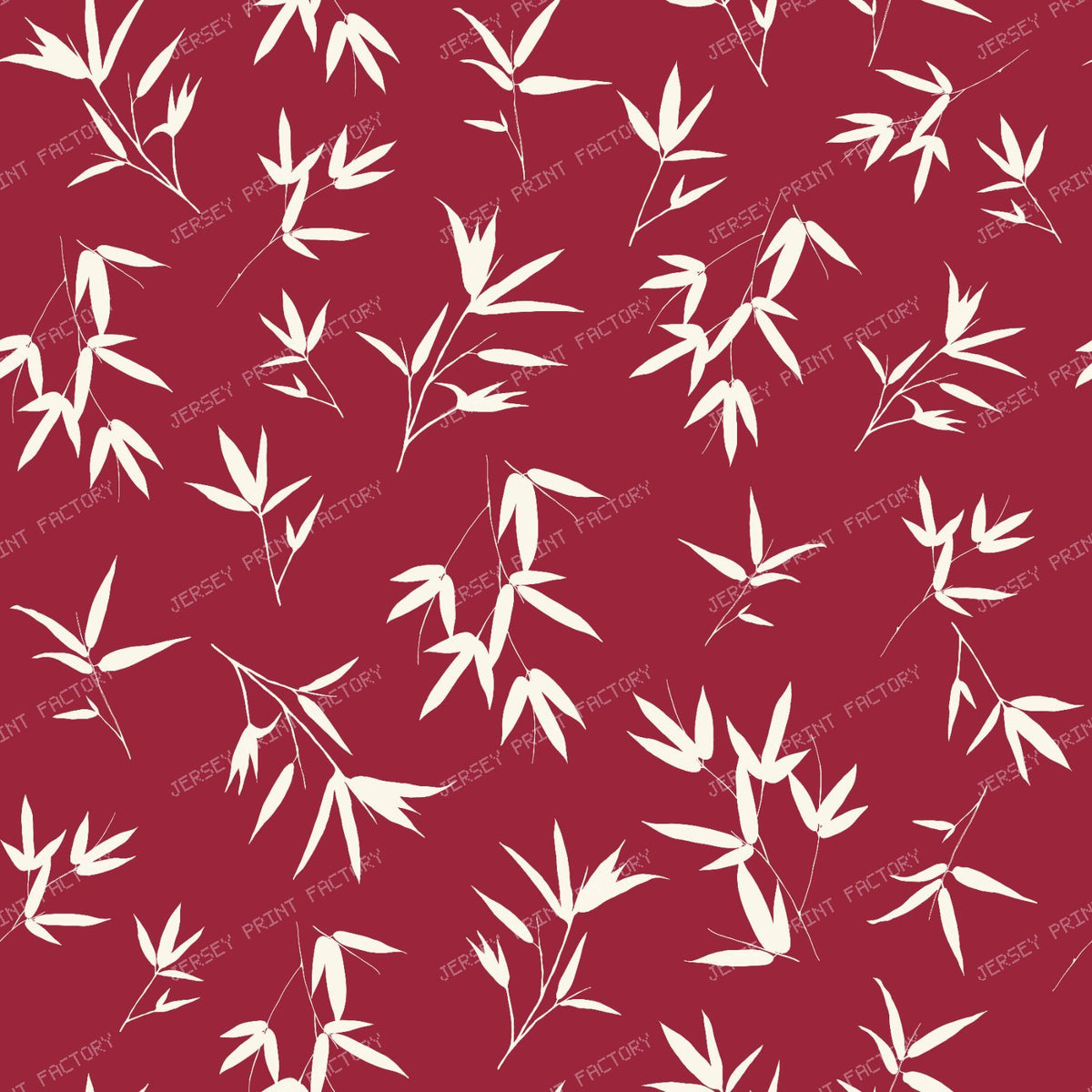 Bamboo Leaves on Plum