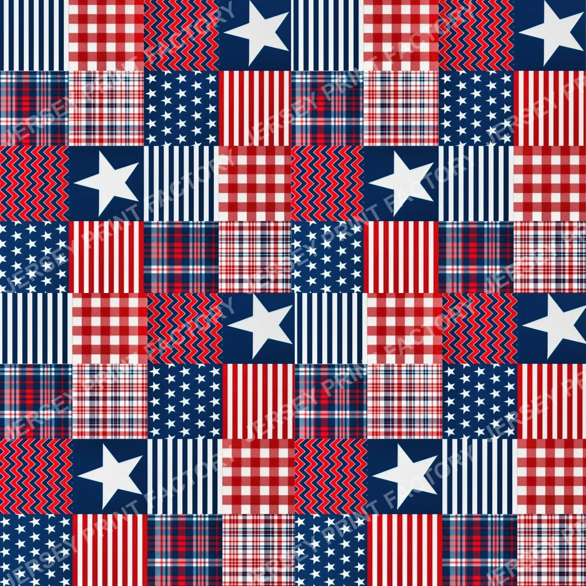 4th Of July Patchwork 10a
