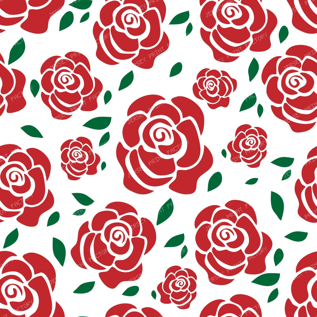 Red Roses, Red Flowers, Floral Pattern, Leaves, Boho