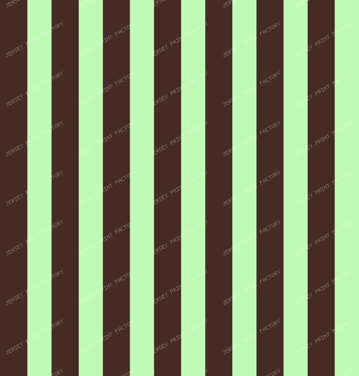 Chocolate Brown and Mint Green Stripes