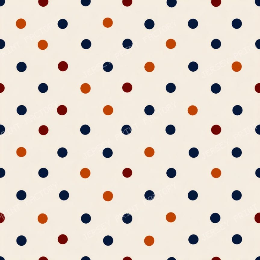 Polka Dots on Cream