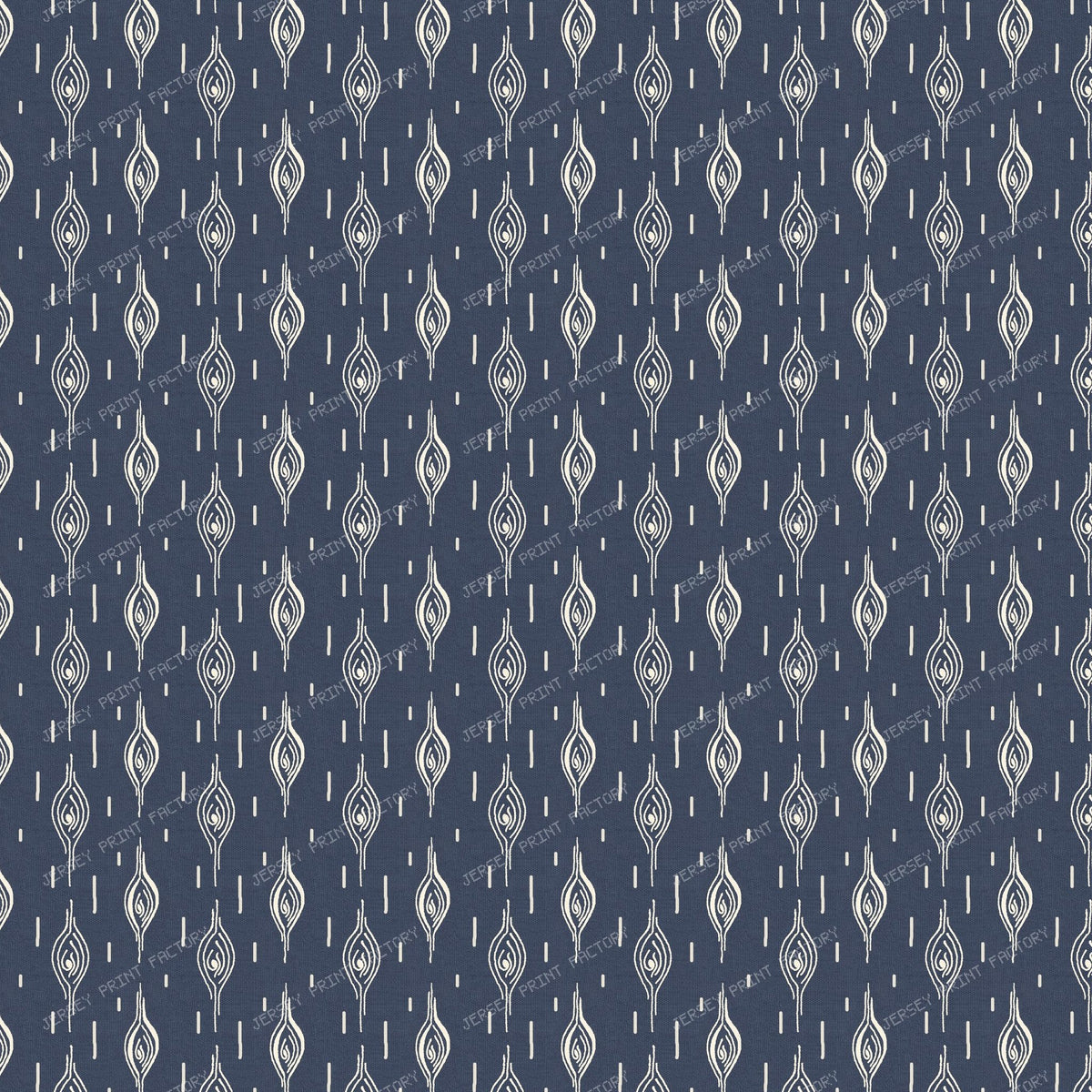 Abstract Wood Grain - Navy