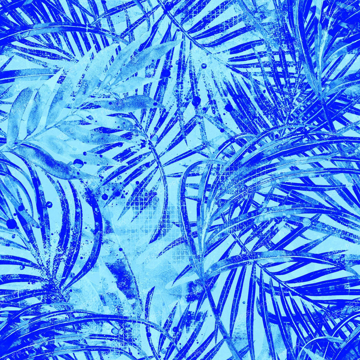 Tropical Graphic Paradise Blue Dream 2