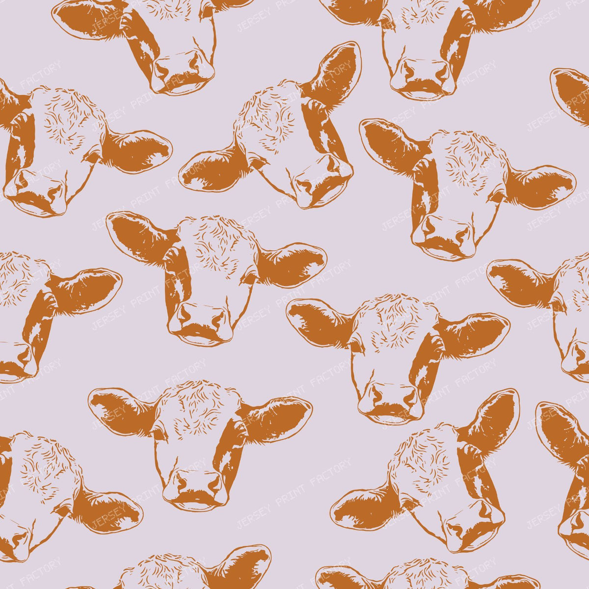 Pattern Of Cows, Brown Cows, Farm Animals, Barnyard Animals — Brown 3