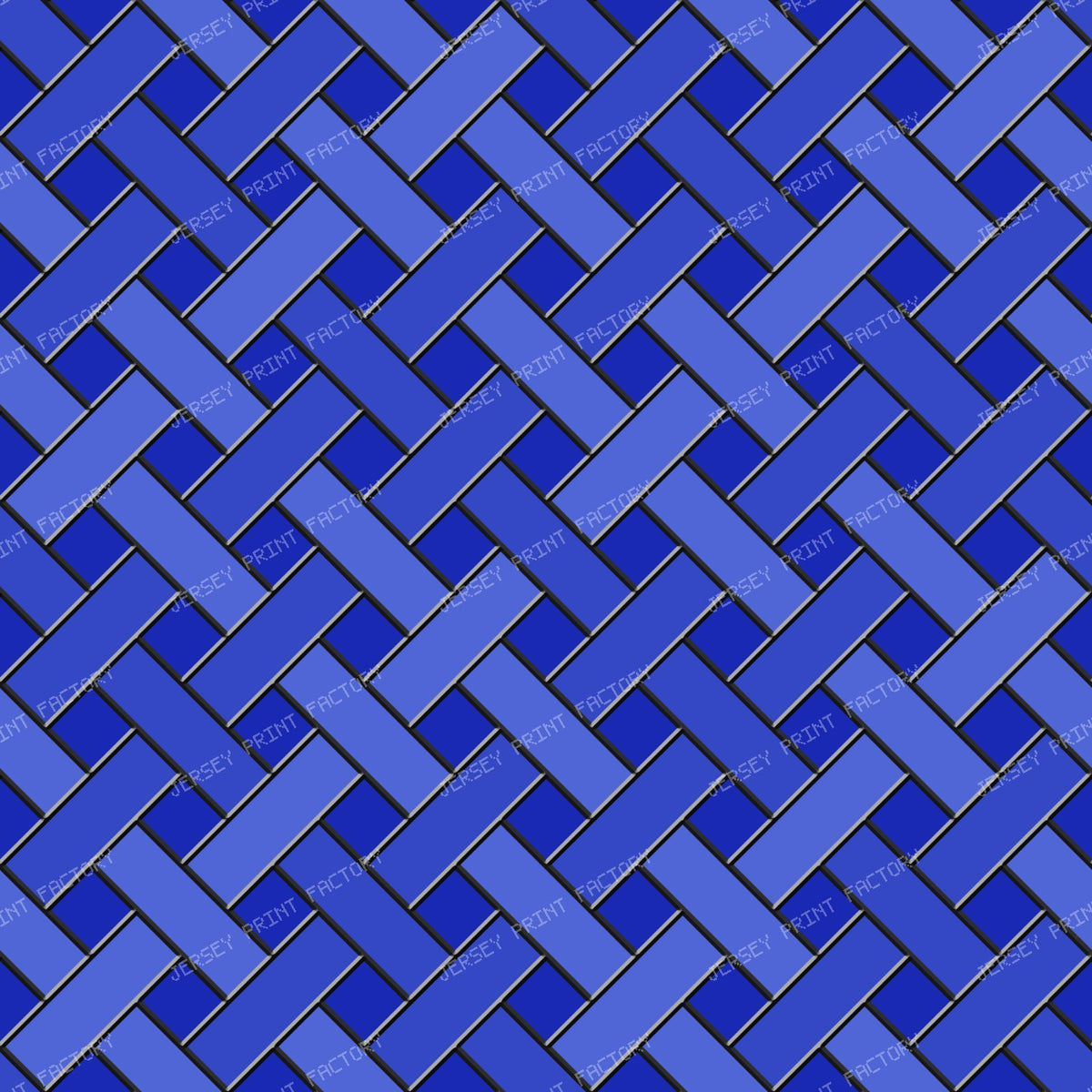 Pewter Stained Glass Weave — Baby Boy Blue