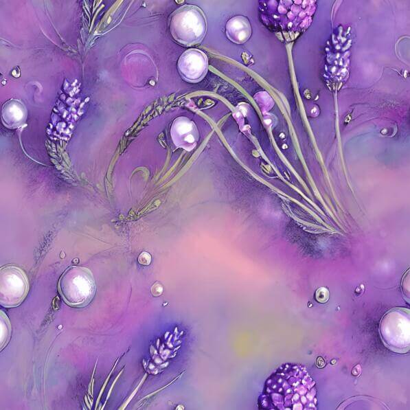 Dreamy Lavender & Pearl Vignette