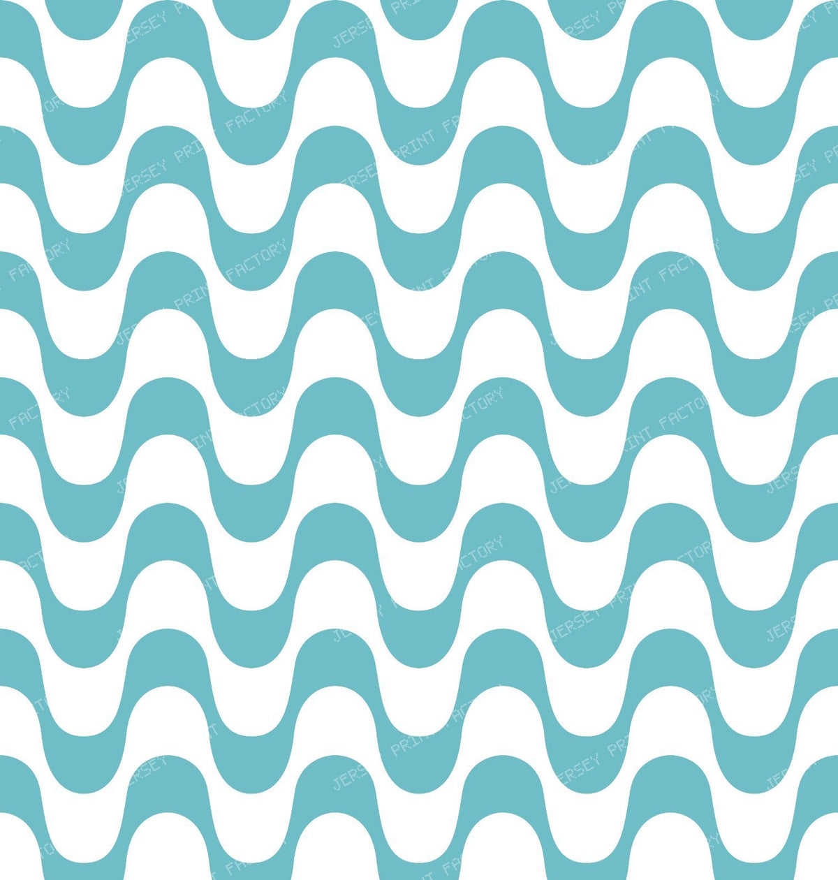Black and White Copacabana Pattern, Copacabana Sidewalk, Beach Pattern — Blue 3