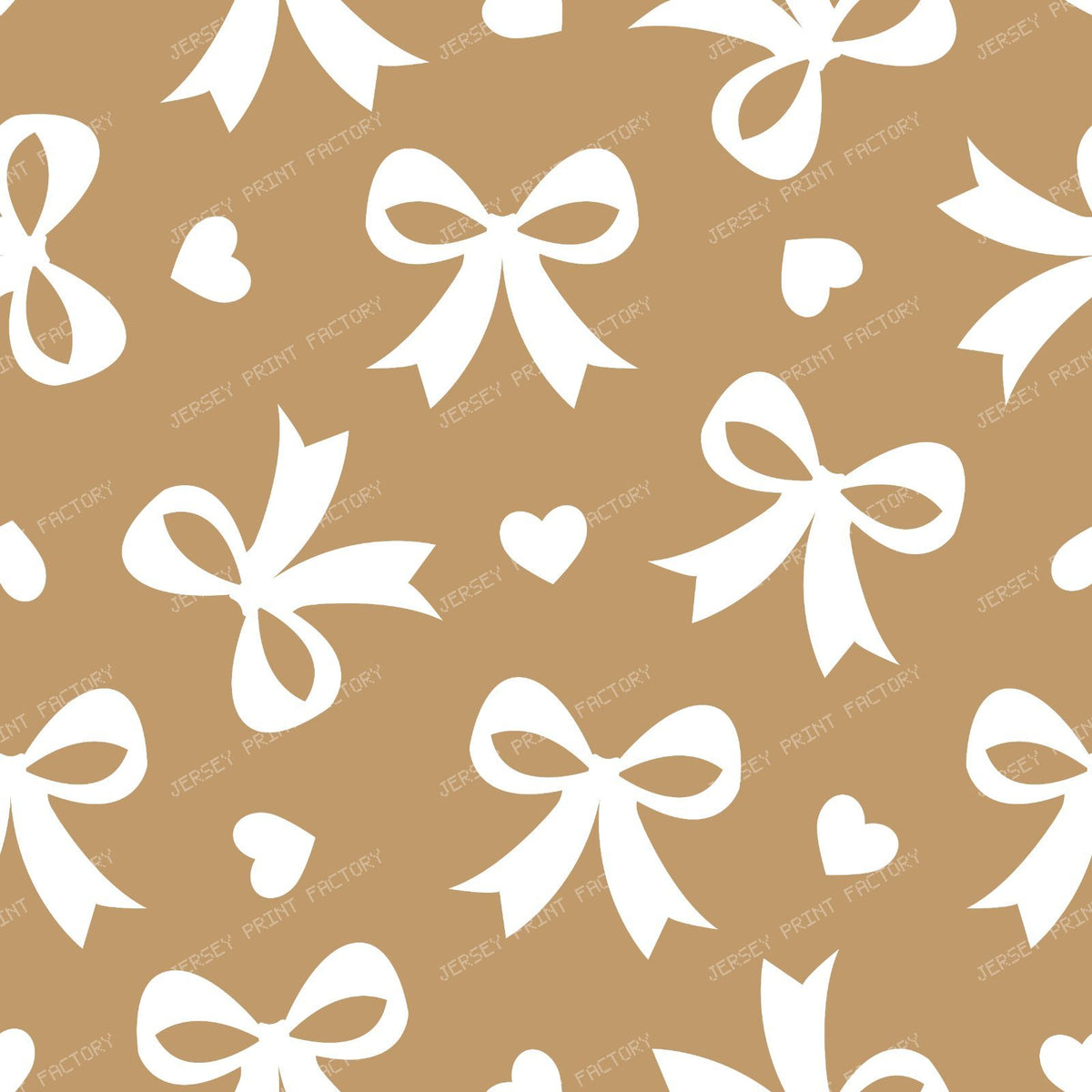Bow Pattern, Coquette Bow, Ribbon, Cute Bow, White Bow, Hearts, Black — Brown 1