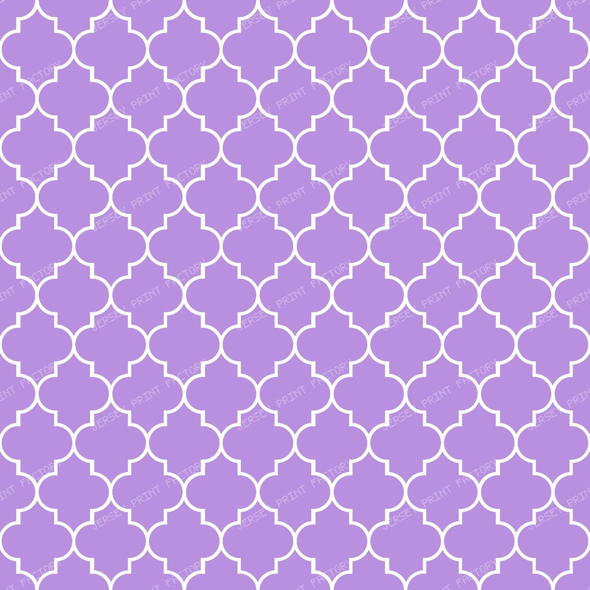 Black And White Latticework, Quatrefoil, Trellis — Purple