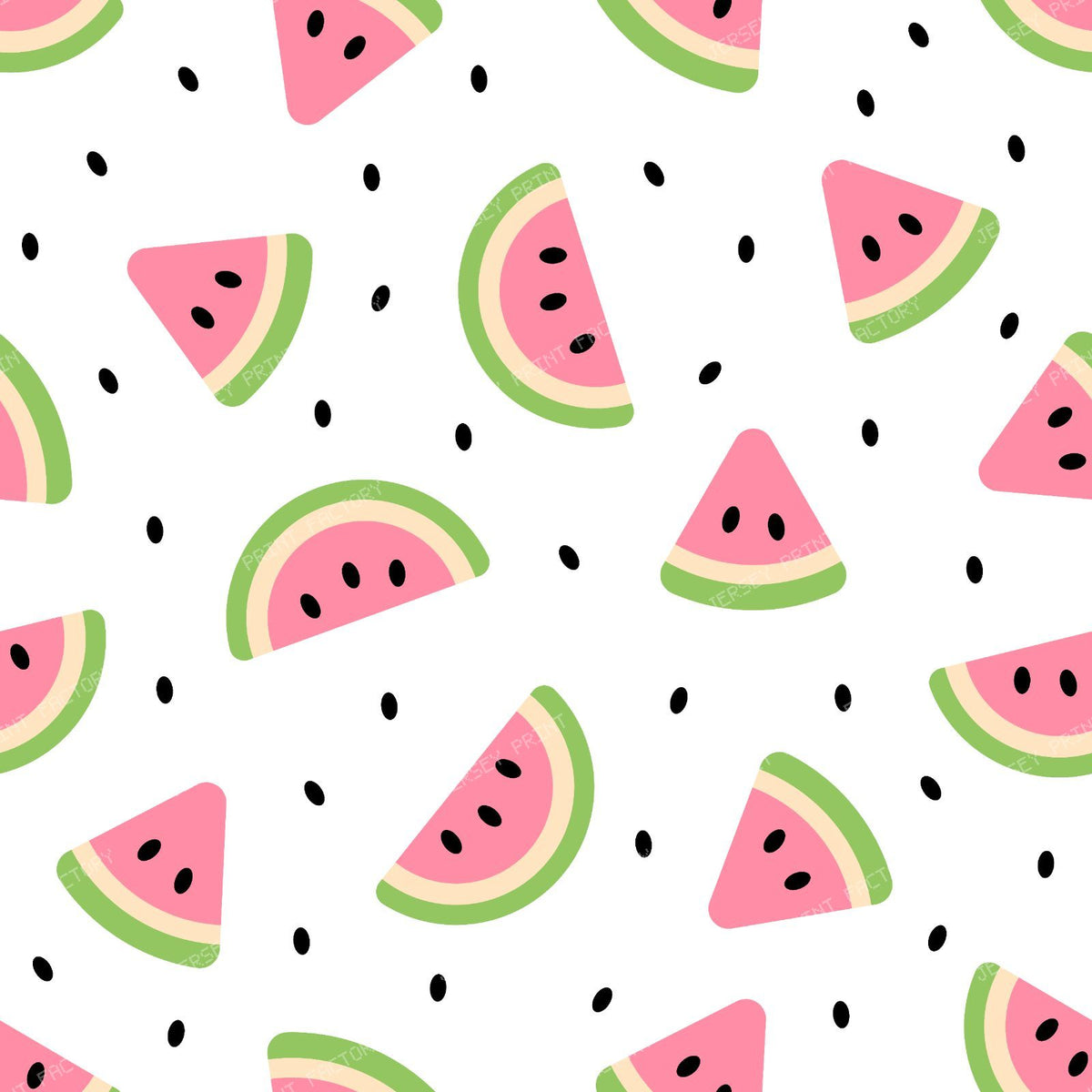 Pink Watermelons, Watermelon Seeds, Summer Pattern