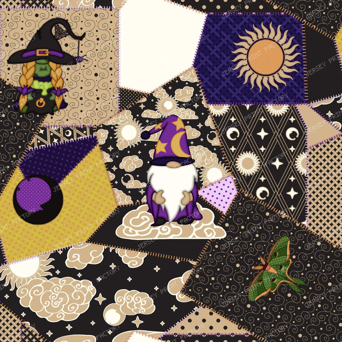 Apothecary Scrapbook Patchwork Small — Solar Corona