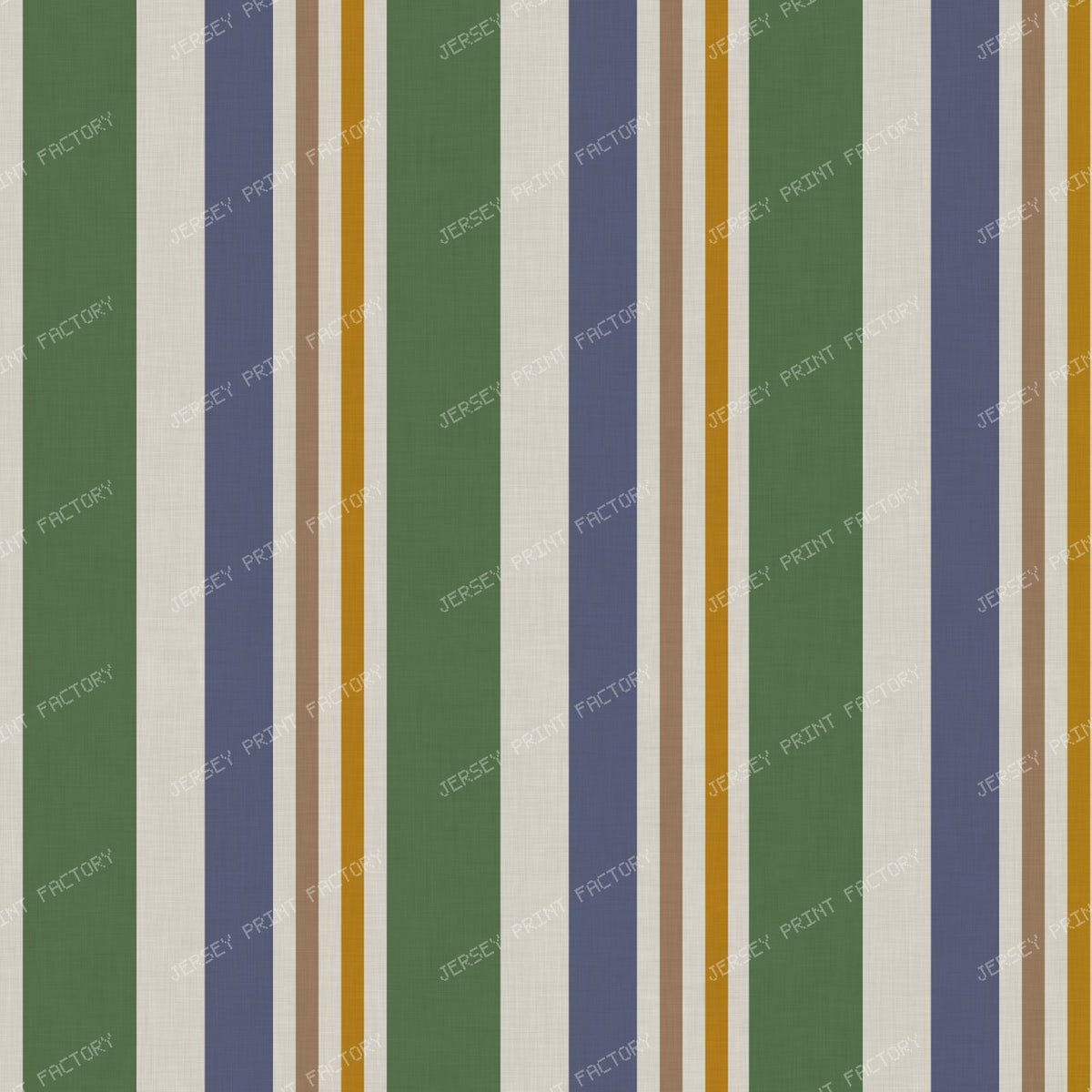 Fall Linen Stripe — Woodland Fog