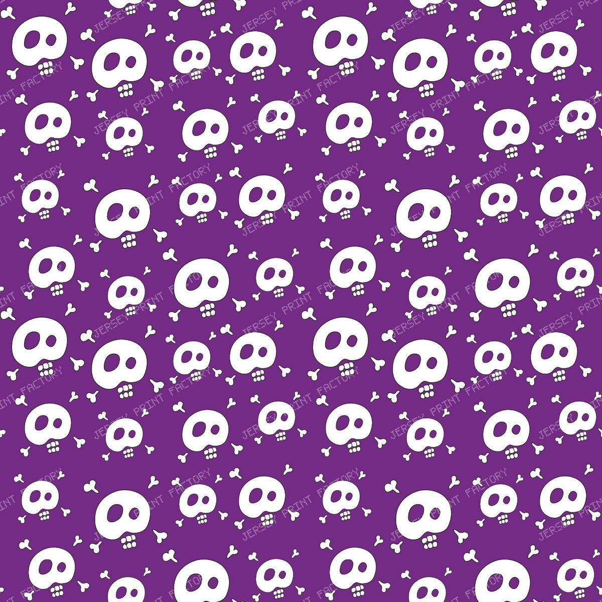 Halloween, Purple Skull, Crossbones, Trick or Treat — Purple 3