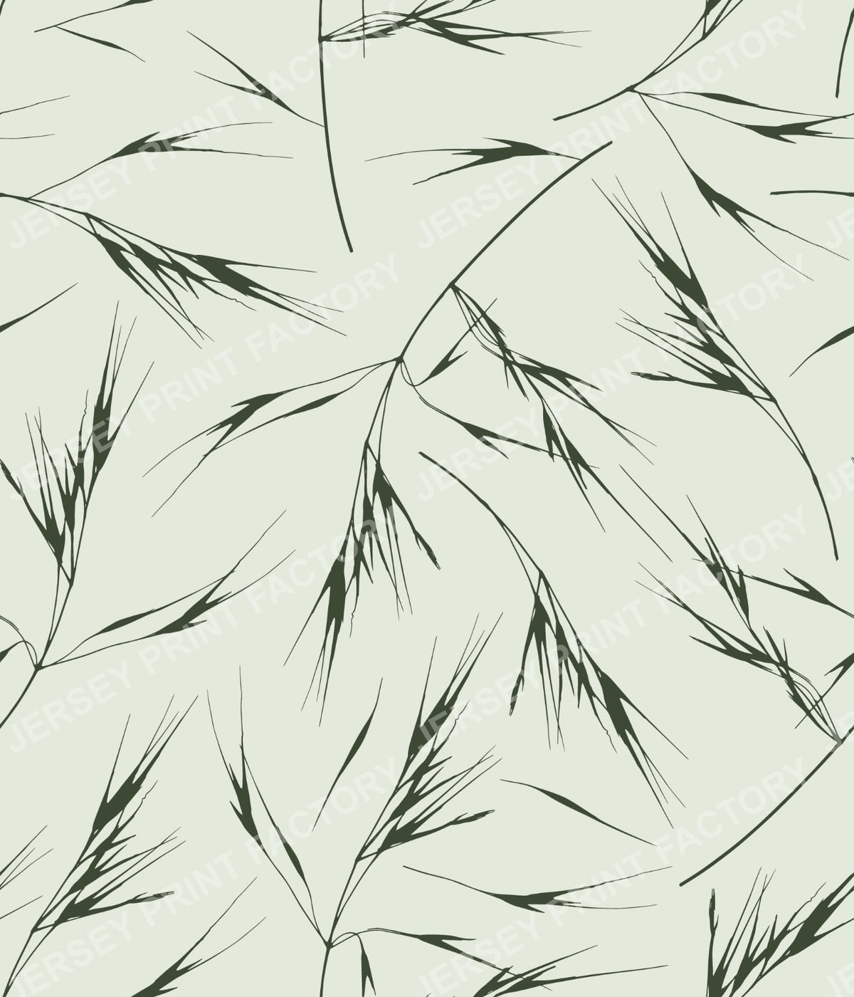 Sway - Soft Neutral Grass Pattern for Calm Modern Spaces - Fir