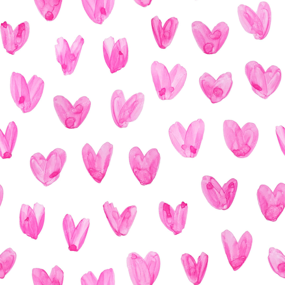 Hearts watercolor