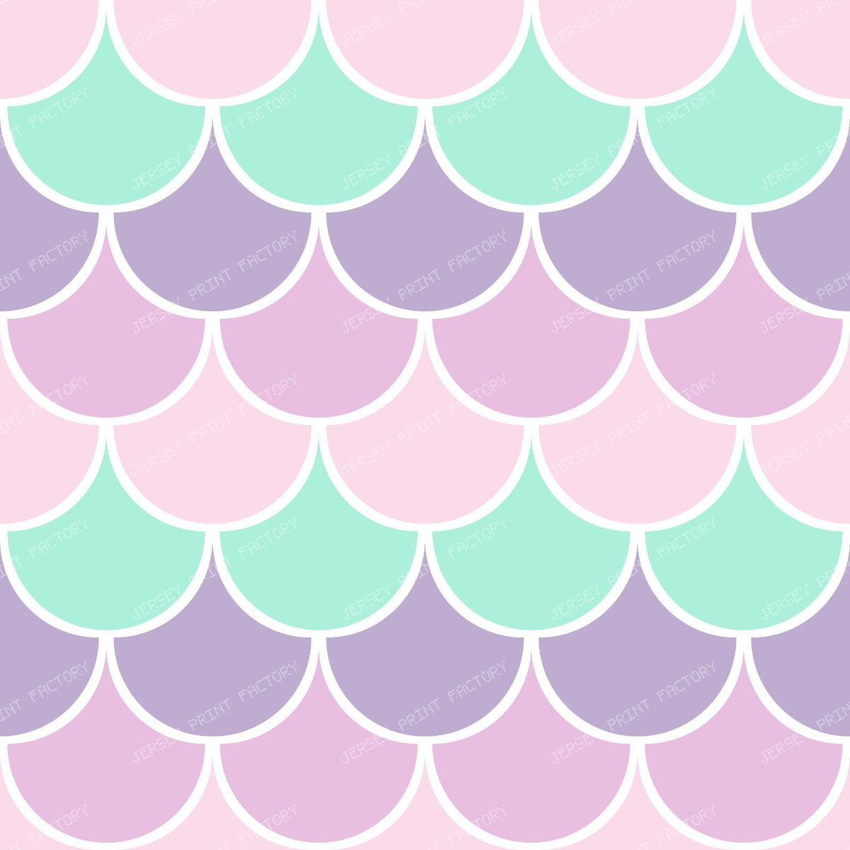 Blue Mermaid Scales, Dragon Scales, Fish Scales, Arch Pattern — Colorful 9