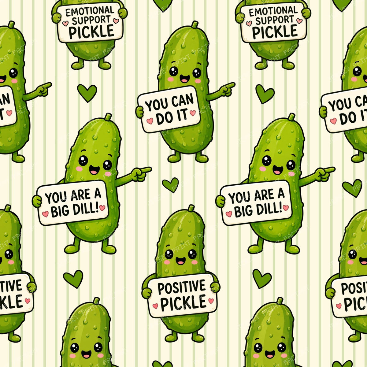 Emotional Support Pickles Ivory