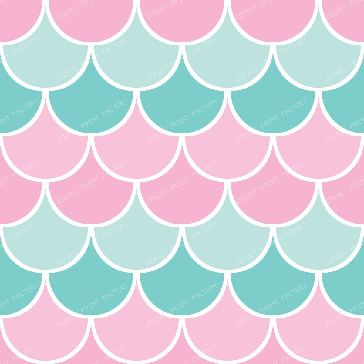 Blue Mermaid Scales, Dragon Scales, Fish Scales, Arch Pattern — Colorful 6