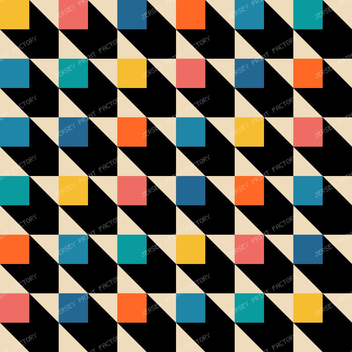 Colorful Squares, Pattern Of Cubes, Geometric Pattern, Box