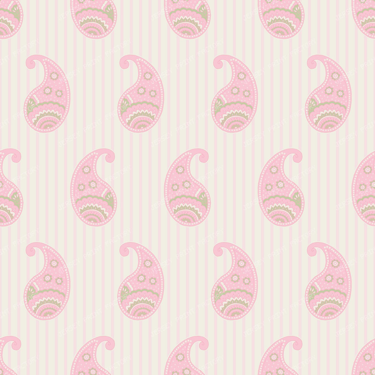 Paisley block print