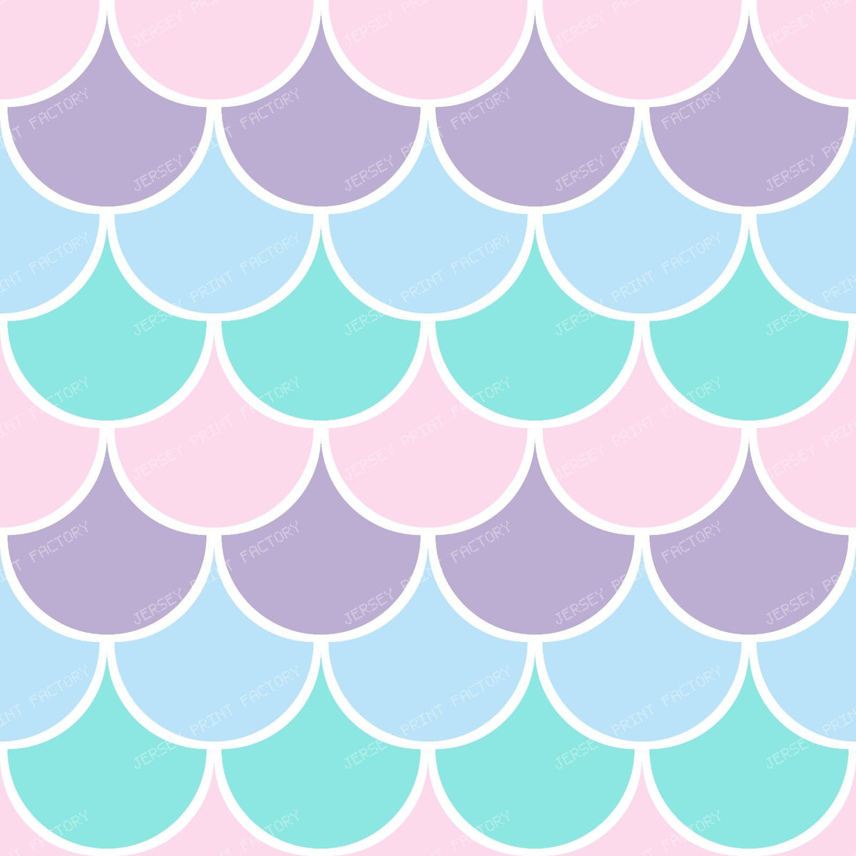 Blue Mermaid Scales, Dragon Scales, Fish Scales, Arch Pattern — Colorful 10