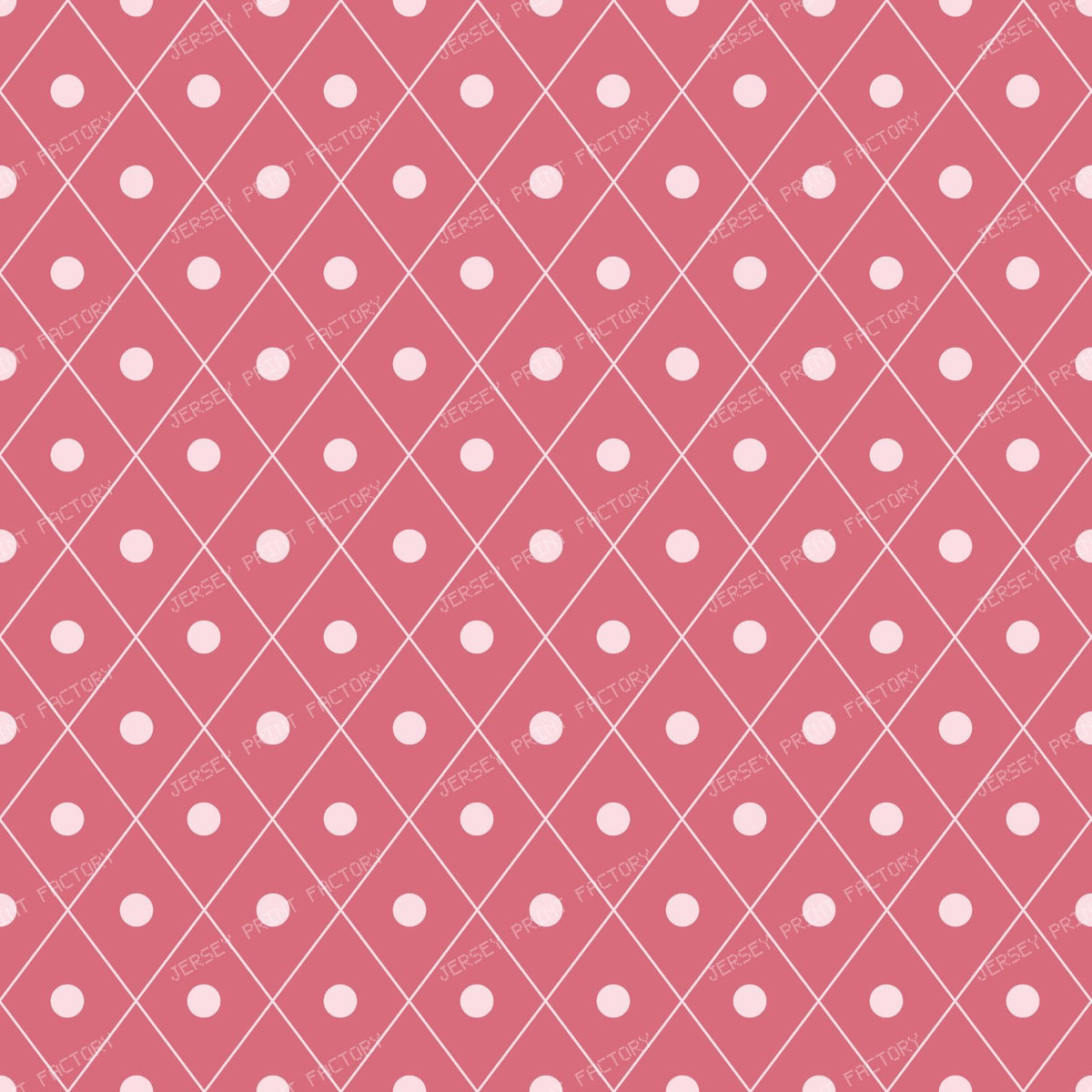 Blue Diamond Pattern, Argyle, Polka Dots, Geometric Pattern — Pink 3
