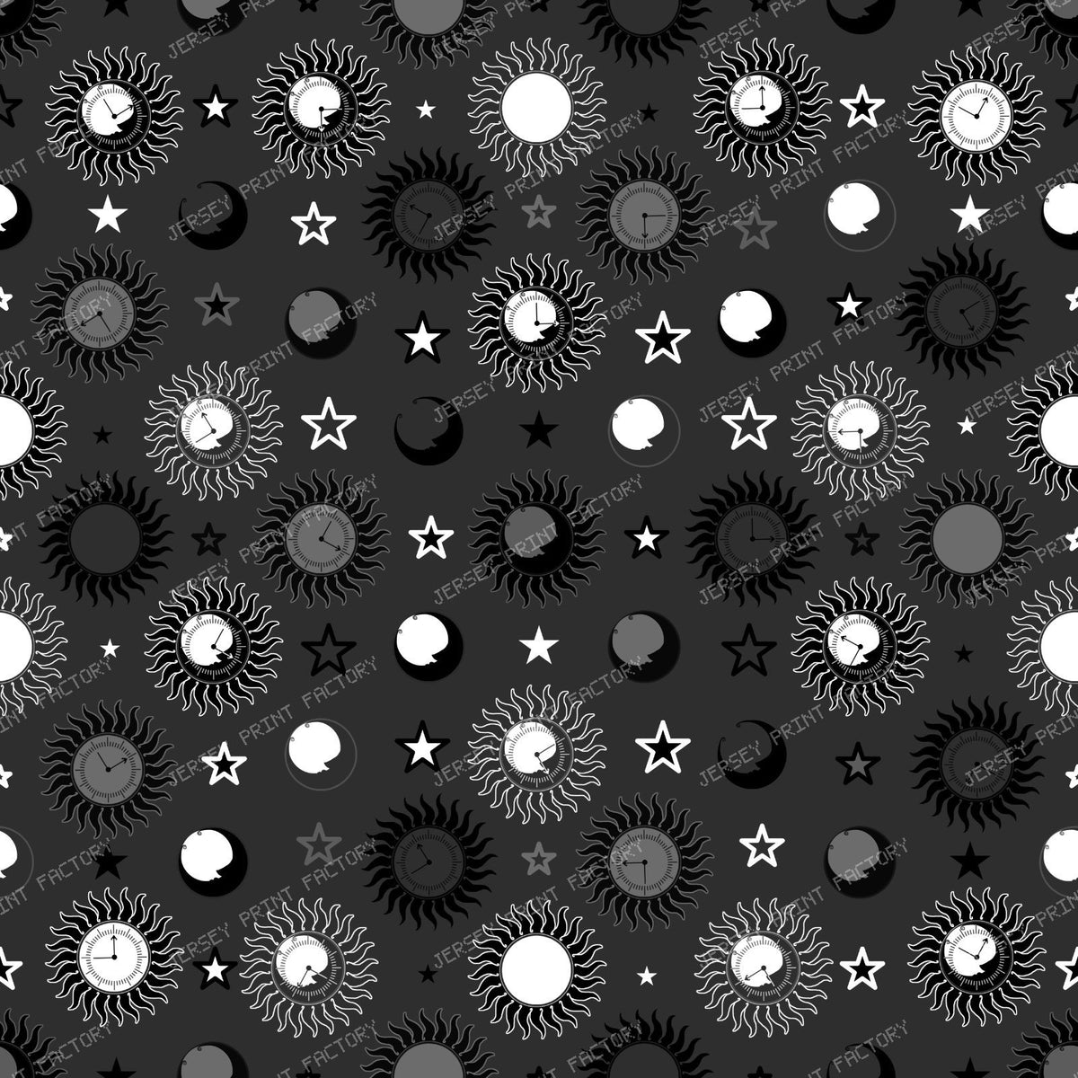 Celestial Clockwork (Charcoal Gray)