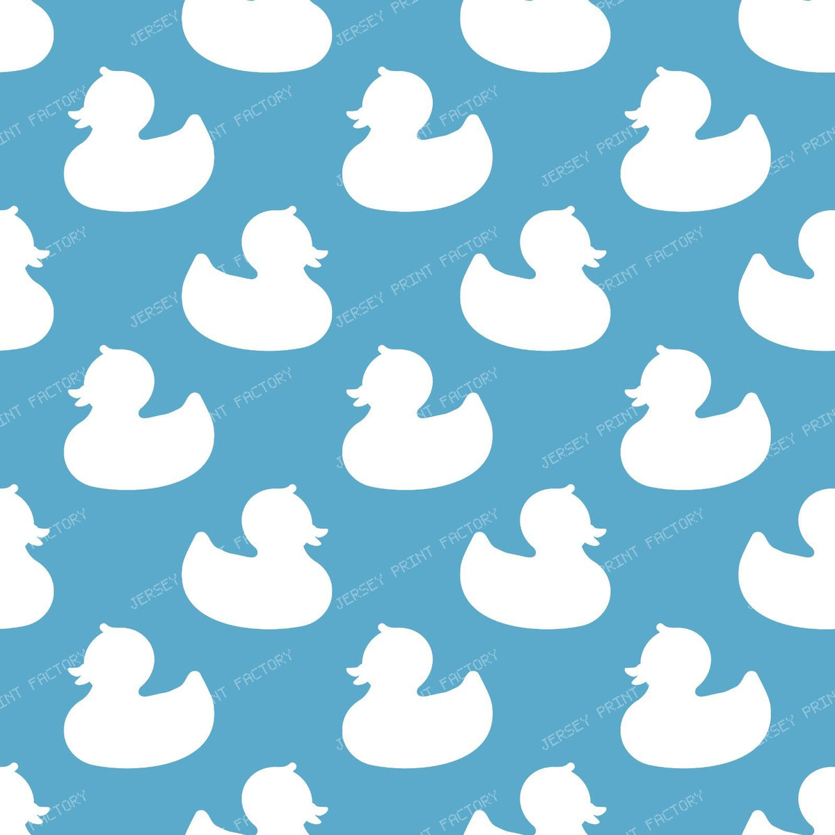 Pattern Of Ducks, Cute Ducks, Duck Silhouette, Duckling, Black — Blue 2