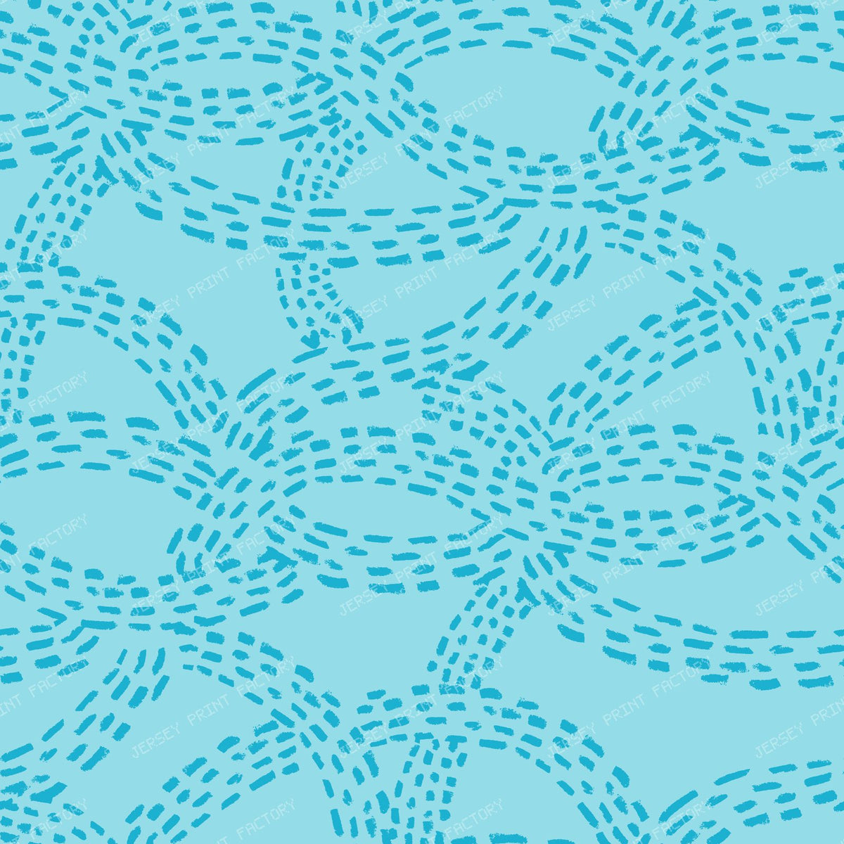 Tropical Tracks in Tonal Blue Hawaiian