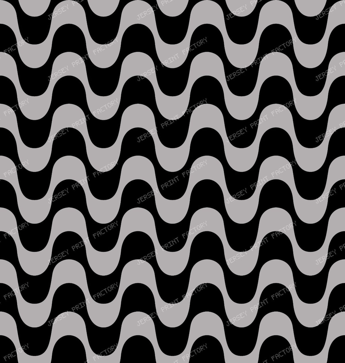 Black and White Copacabana Pattern, Copacabana Sidewalk, Beach Pattern — Gray 2