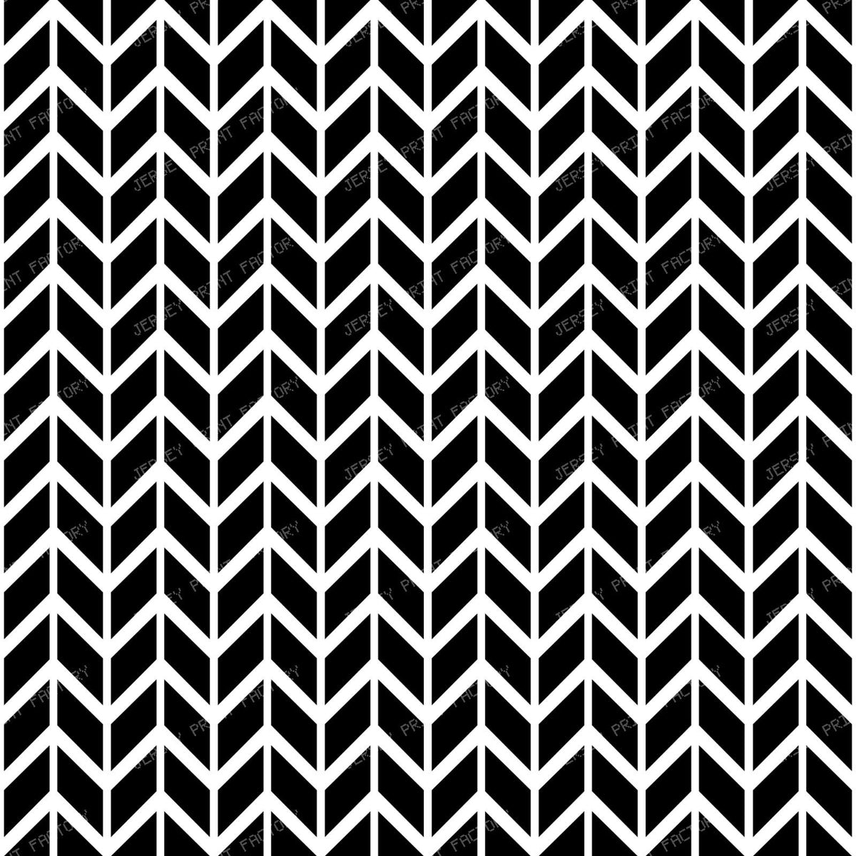 Black and White Zigzag, Chevron, Herringbone Pattern