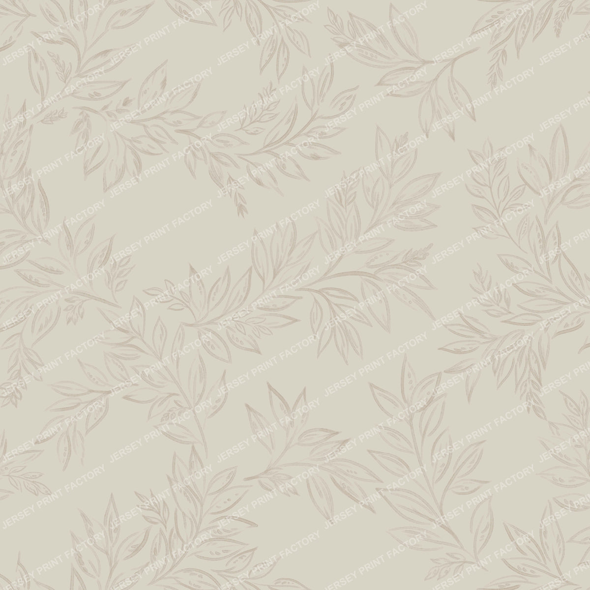 Alice Linear Trailing Leaves - Soft Beige