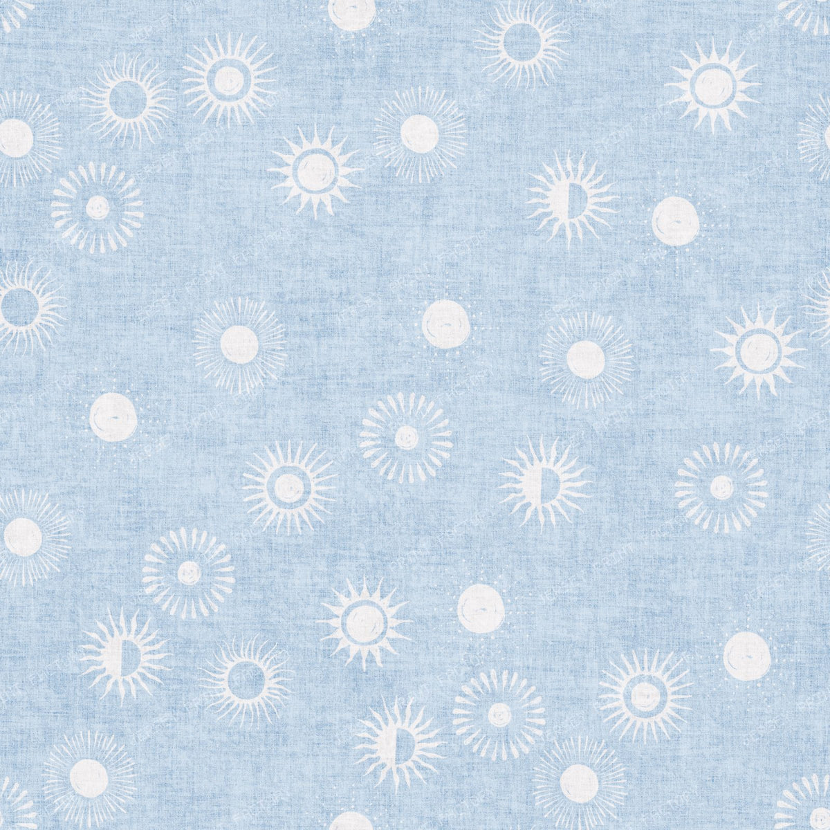 boho solar off-white on fog blue