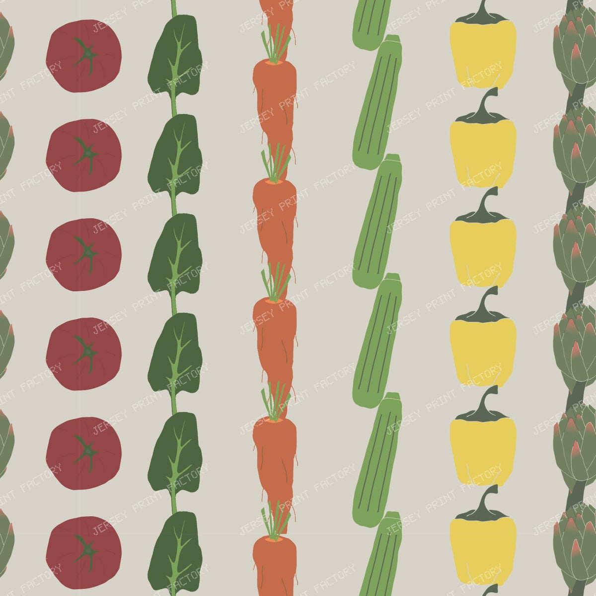 Mediterranean Garden Row Stripe (L)
