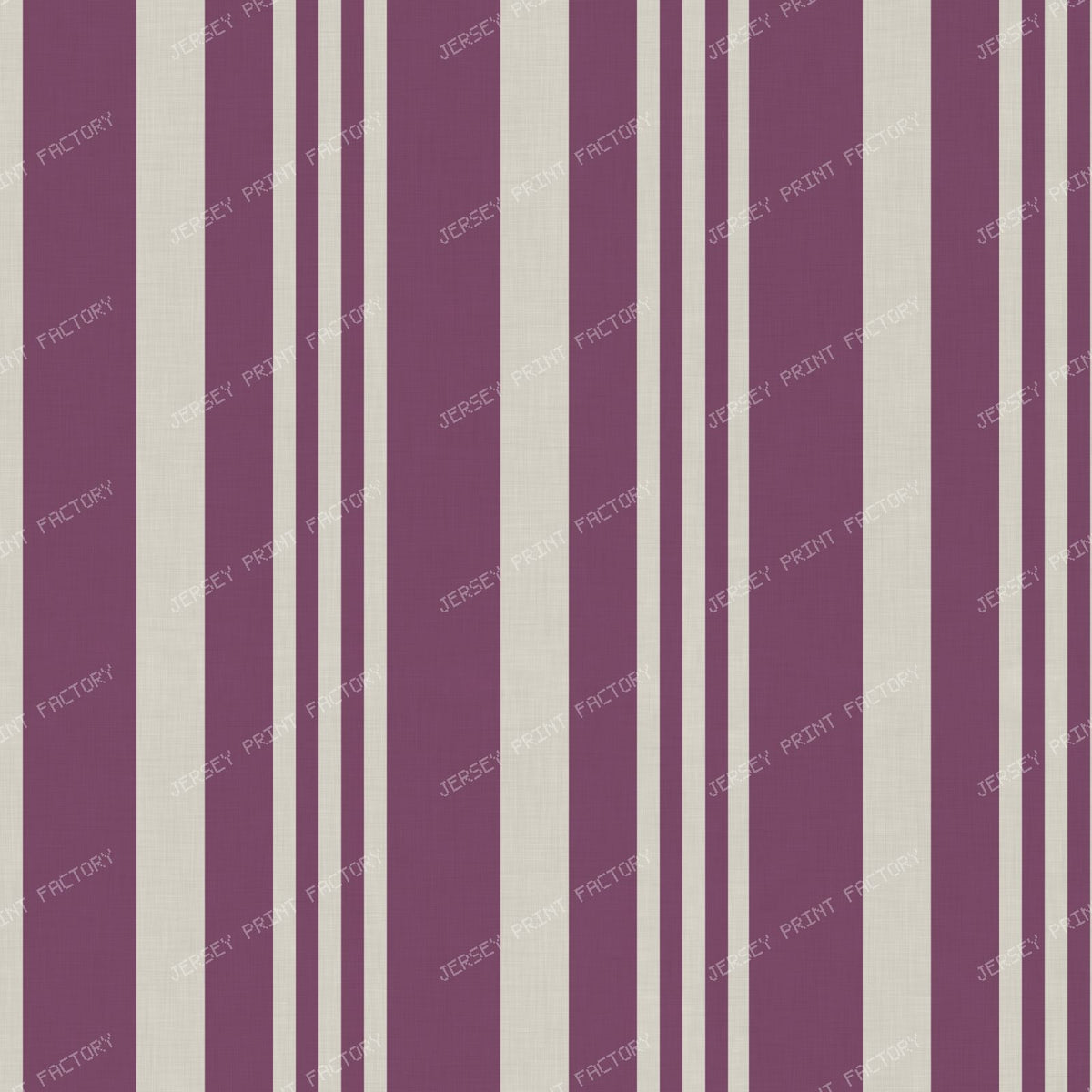 Fall Linen Stripe — Plum Wine