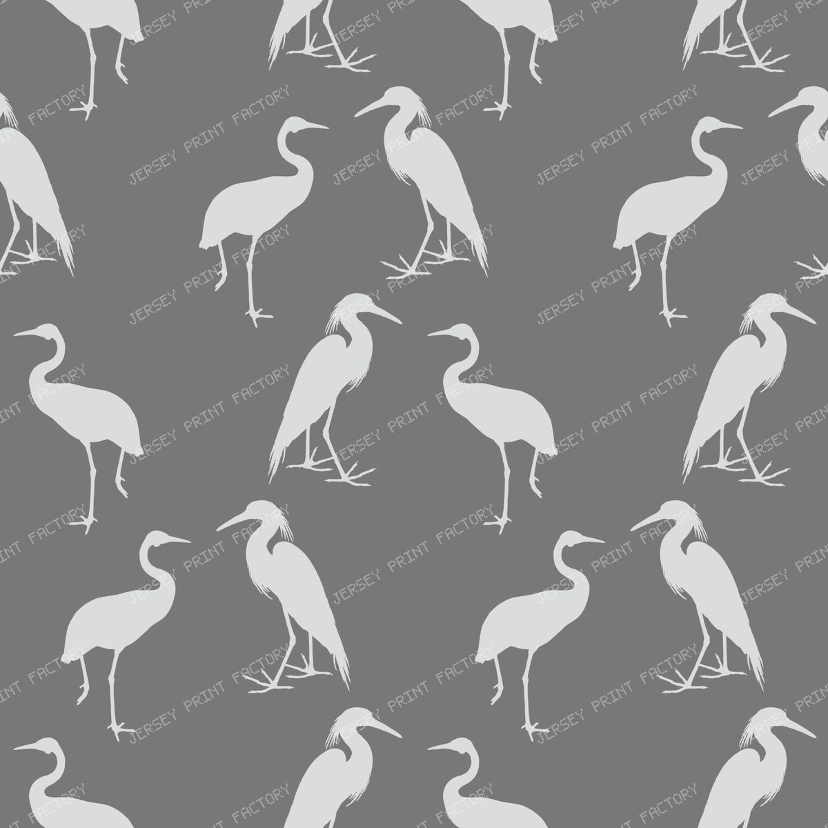 Heron Pattern, Bird Pattern, Egret, Crane, Nature, Gray