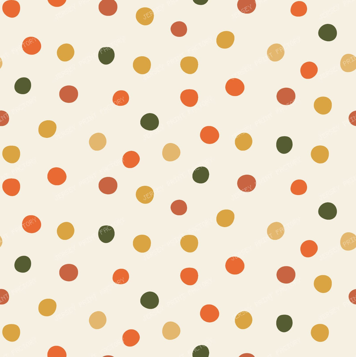 Earthy Boho Polka Dot